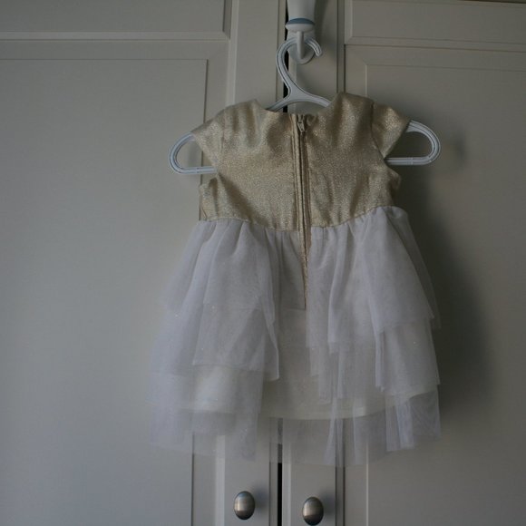 3/$20 H&M gold tulle fancy dress baby 6 months - Picture 11 of 16
